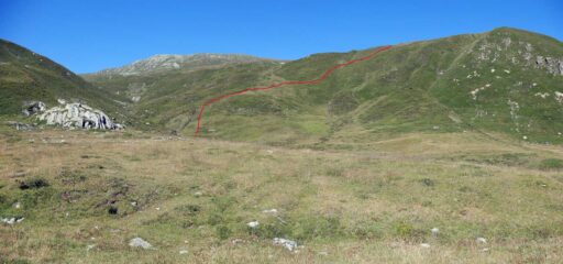 conca oltre champlong e itinerario