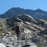 salendo verso il rifugio, a quota 2550 m