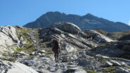 salendo verso il rifugio, a quota 2550 m