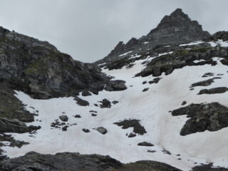 passo di Zube ancora innevato