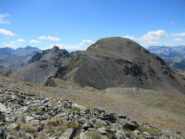 Cima di Bal e Monte Aiga dal Monte Pebrun (m.2797).