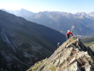 In salita sulla prima parte di cresta