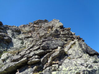 Verso la parte alta del primo sperone