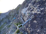 Sulla parte bassa dello sperone