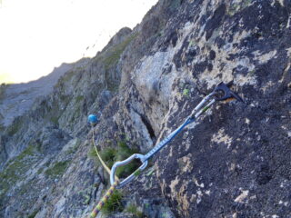 Sulla parte bassa dello sperone