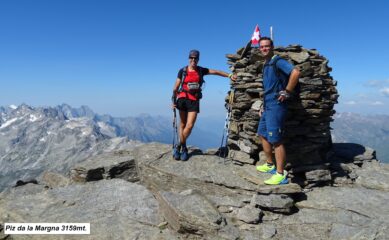 Arrivo in vetta.