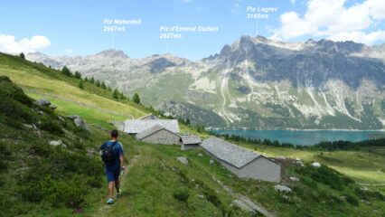 Ritorno all'Alpe Ca d'Starnam 2024mt.