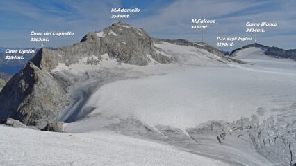 Panorama inedito per me verso l'Adamello.