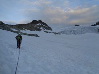 Salendo verso il col de l'Eveque