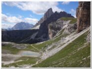 il sentiero 104 che riconduce al rifugio Lavaredo