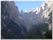 La valle che porta l bivacco Battaglione Cadore
