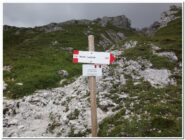 L'inizio del sentiero ai laghi d'Olbe