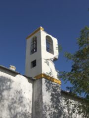 Campanile danneggiato da un fulmine
