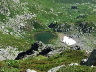 Lago del Pizzo dalla vetta