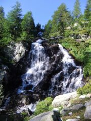 La seconda cascata che si incontra