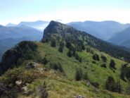 La dorsale sino al Monte Cimone