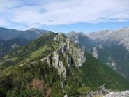 Dal Monte Cimone , la dorsale verso Cima Cantalupo