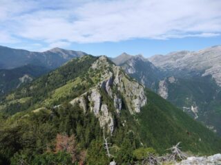 Dal Monte Cimone , la dorsale verso Cima Cantalupo