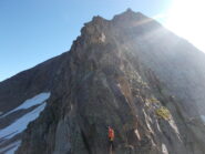primi assaggi dal colletto quota 2984m..