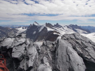 sempre dall'Eiger verso il Finsteraarhorn..
