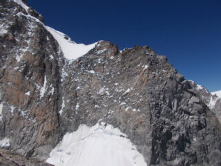 dall'aig Blanche ..di fronte il Pilier d'Angle..