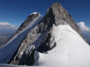 l'Aig. Blance dal Col de Peuterey..