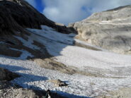 Ciò che rimane del ghiacciaio del Vernel 