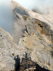 sopra la Forcella della Marmolada 