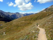 al fondo della discesa del GR