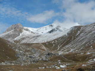 prima neve in prossimità del Colle della Rho