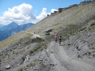 discesa verso il colletto dello Jafferau