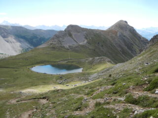 vista sul Lac de Souliers e il Sommet du Tronchet