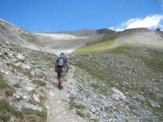 il sentiero verso la Crete de Cote Belle