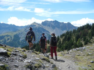 sul sentiero verso il Col de la Platriere