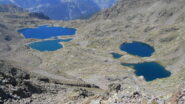 Dalla vetta vista verso i laghi del versante francese (Rabuons)