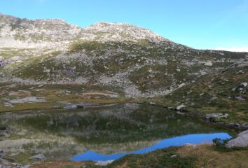 Lago Trione, colle  e vetta