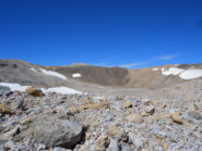 il paesaggio dal bivacco:   sembra una caldera