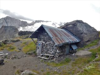 Il biv. Bontadini dopo la galleria finale