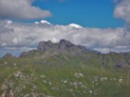 Lo sviluppo della ferrata visto dalla Marmolada