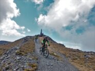 Inizio discesa dalla Testa dell'Assietta