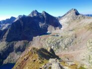 vista su Testa del Claus e Cima di Tavels