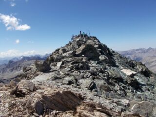 la cima del Mongioia o Bric de Rubren