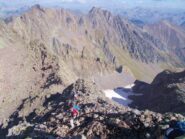 sul costone verso la cima