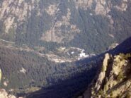 dalla cima ,le Terme di Valdieri