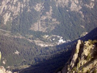 dalla cima ,le Terme di Valdieri