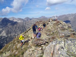 arrivo in cima