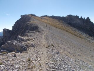 inizio della cresta verso la cima