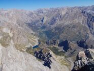 dalla cima ,vista sulla testata della Val Maira 