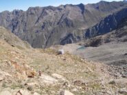 il bivacco e il lago Bianco 