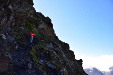 Salendo verso il Col du Bastillon